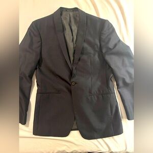 Calvin Klein Black Sport Coat with Notched Lapels